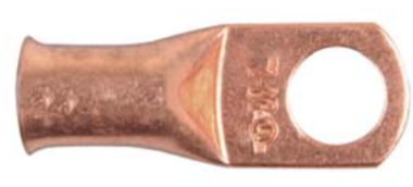 8804-17685: Flared End Copper Battery Cable Lugs: 1 Gauge 10ct