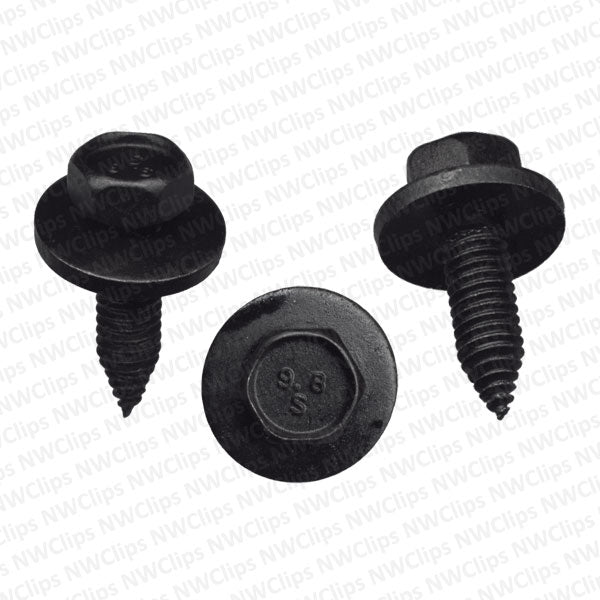 B1 - GM Compatible & Universal Black Finish Metric CA Point Body Bolt - Qty. 1