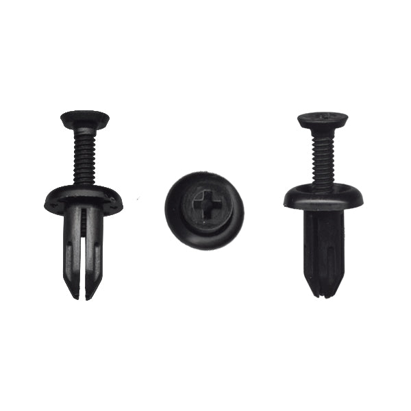 C6 - Replacement for Toyota Scion Black Nylon Front Bumper Fascia Clips