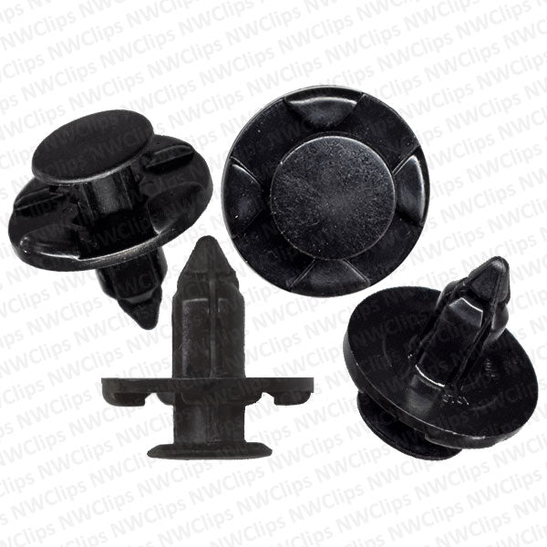 C10 - Subaru Bumper, Engine Shrouding, Fender Black Nylon  Push Clip
