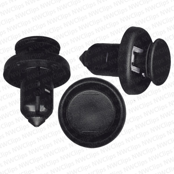C19 - Honda & Acura Black Nylon Bumper, Engine, Radiator Retainer Clips