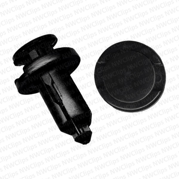 C52 - Honda & Acura Bumper Black Nylon Push Type Clips