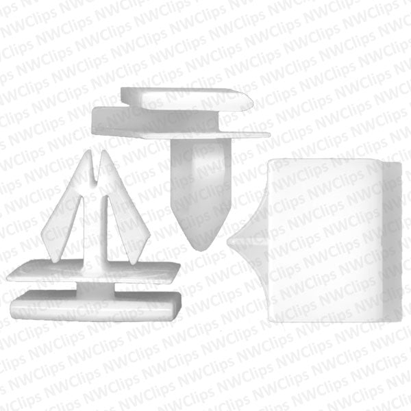 C53 - Chrysler, Cadillac & Chevrolet Rocker & Cladding White Nylon Clip