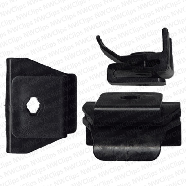 C58 - Toyota & Lexus Compatible Bumper & Fender Black Nylon Cover Clip