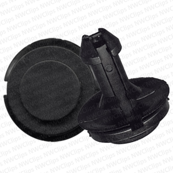C60 - GM Bumper Black Nylon Plastic Retainer Clips