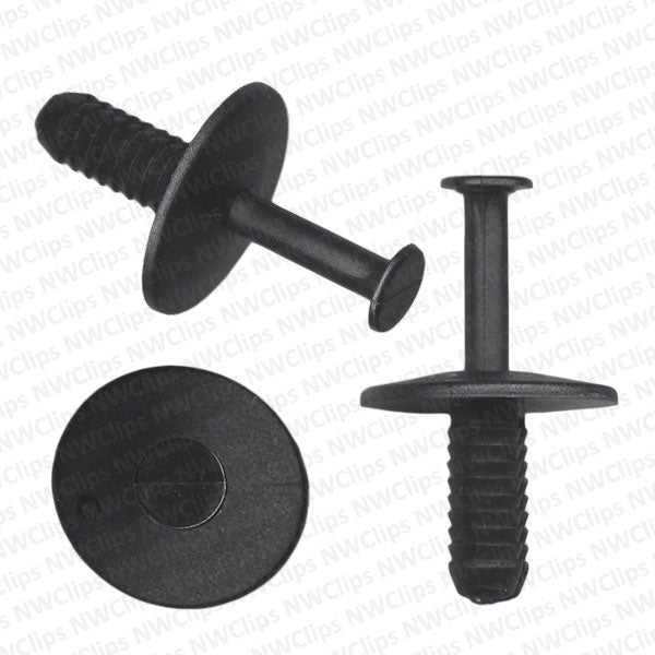 C76 - BMW Bumper Black Nylon Push Clip Trim Retainers