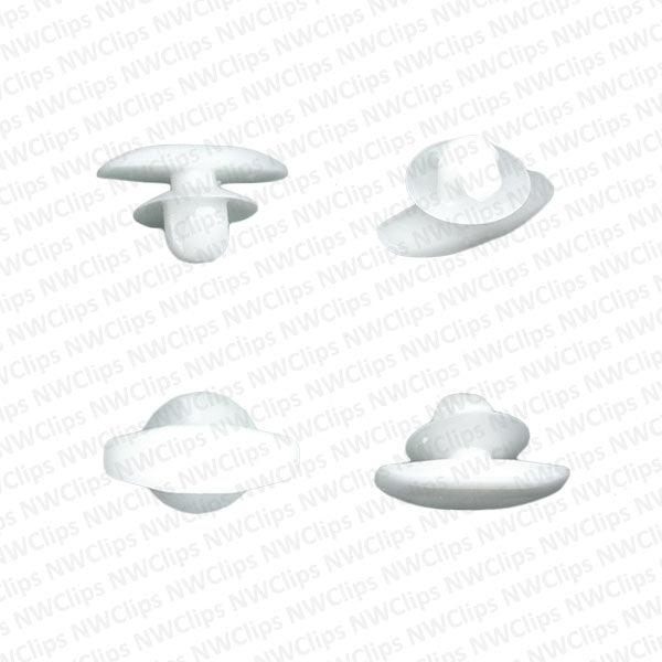 C87 - Toyota, Scion Weatherstrip White Nylon Retainer Clips