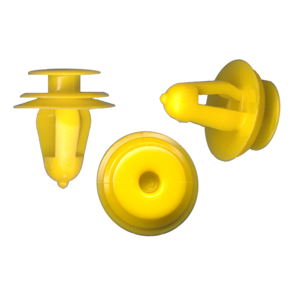 D19 - Yellow Nylon Door Panel Retainers for GM, Scion Toyota