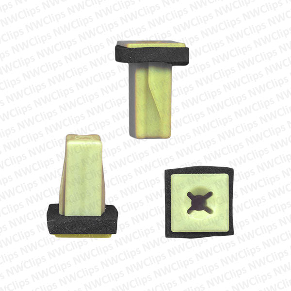 G9 - GM Bumper Natural Nylon Plastic Cover Grommets - Qty. 1