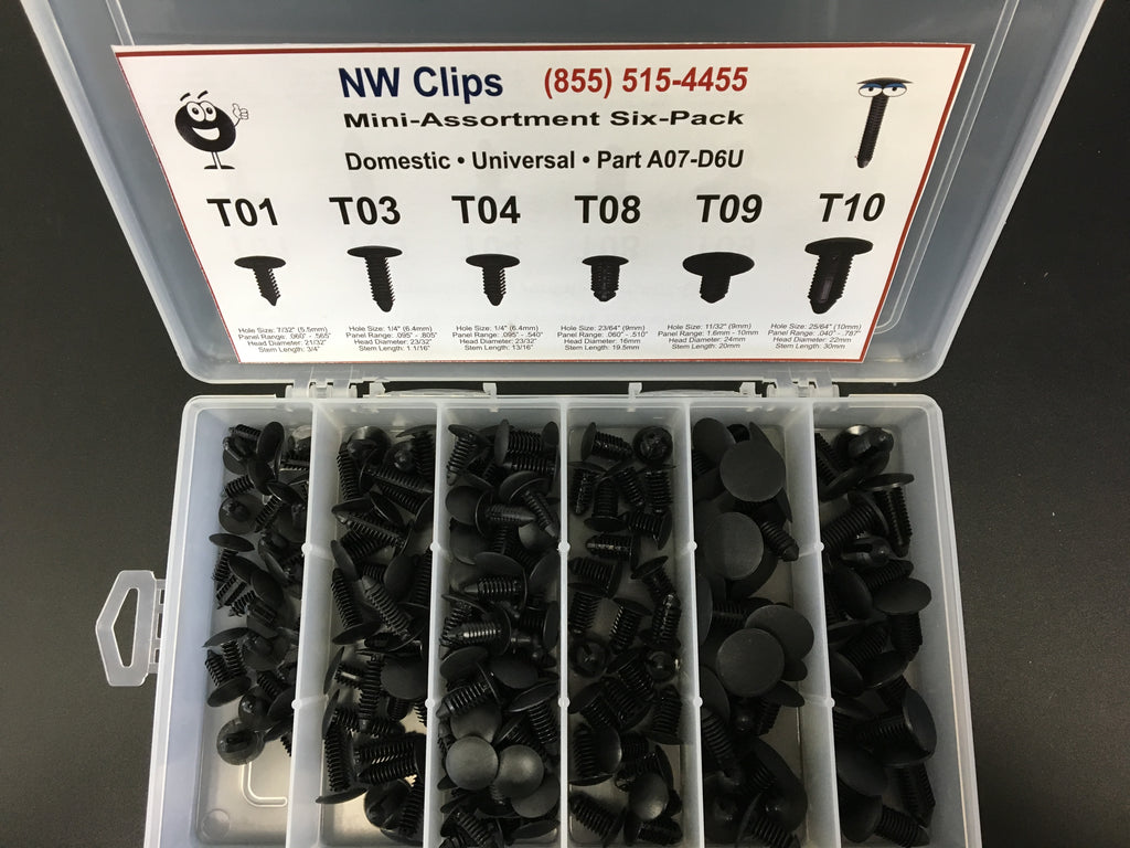 A07 - Christmas Tree Clip 6-Pack Assortment