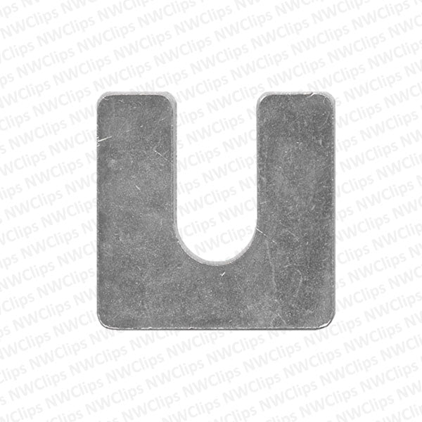 M5 - Universal Use Bright Zinc Finish Steel Bumper, Body Suspension Shims