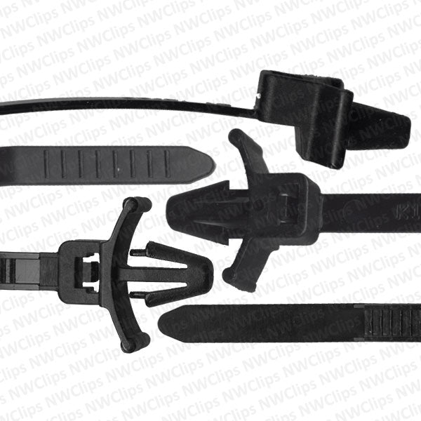 M9 - Universal Makes Uv Black Nylon Cable Ties - Qty. 1