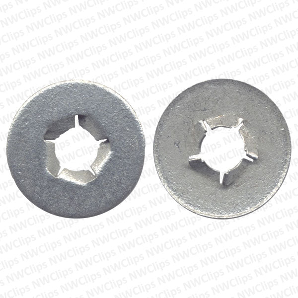 N6 - GM Bumper Dacromet Finish Bolt Retainer Washer/Nut - Qty. 1
