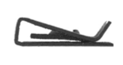 U10 -Universal Use Black Finish U-Nut #10 Screw
