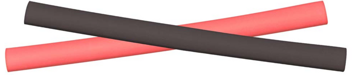 8680-12434: Red Six-Inch Dual Wall Shrink Tubing 1" 4ct