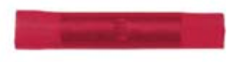8679-3600: Red Nylon Crimp Seamless Butt Connector 50ct