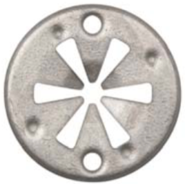 8714-10937: Volkswagen Zinc Splash Shield Retainer 5mm post 25ct