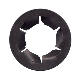 N10 - Universal Use Black Push On Type Bolt Washer/Retainers - Qty. 50