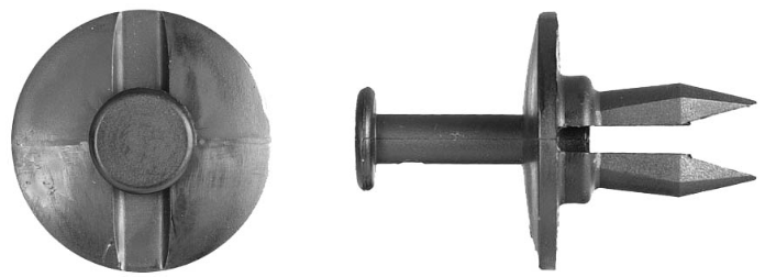 8613-5672 - GM Compatible Push Clip 1/2" Hole Size 15ct